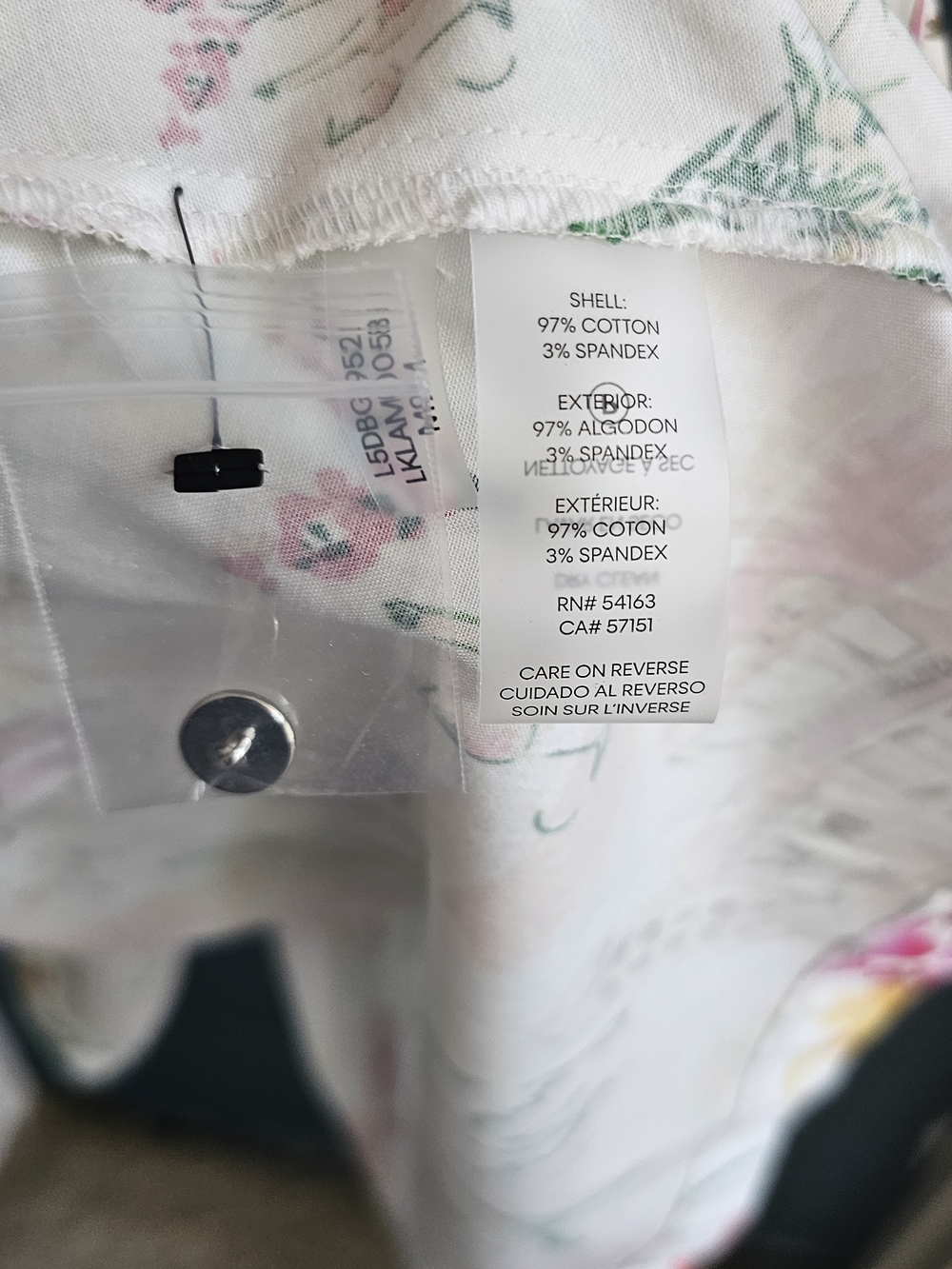 Karl Lagerfeld White Watercolor City Print Shirt Dress - Picture 4 of 4